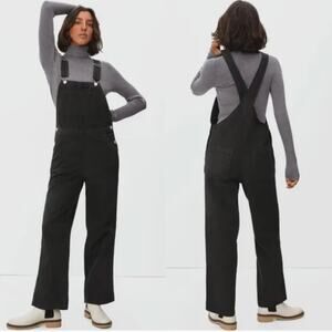 Everlane The Canvas Overalls Black Cotton 4 Utility Coverall Classic Minimal
